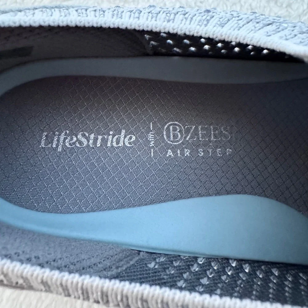 BZees‎ For Lifestride Women's 9 Timeless Bright Slip-On Sneaker Washable Sparkly